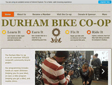 Tablet Screenshot of durhambikecoop.org